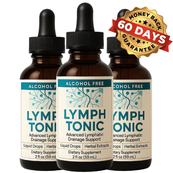 Lymph Tonic herbal drops supplement bottles